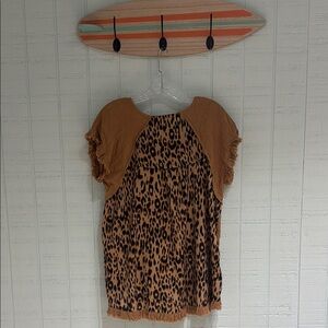 Umgee Leopard Back Women's Top